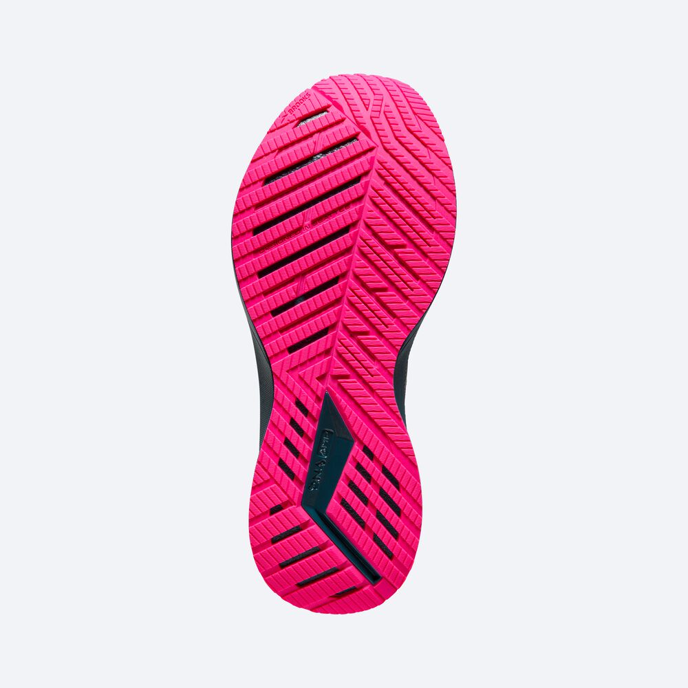 Brooks Levitate StealthFit 5 Löparskor Dam Svarta/Blå/Rosa | KRE-718029