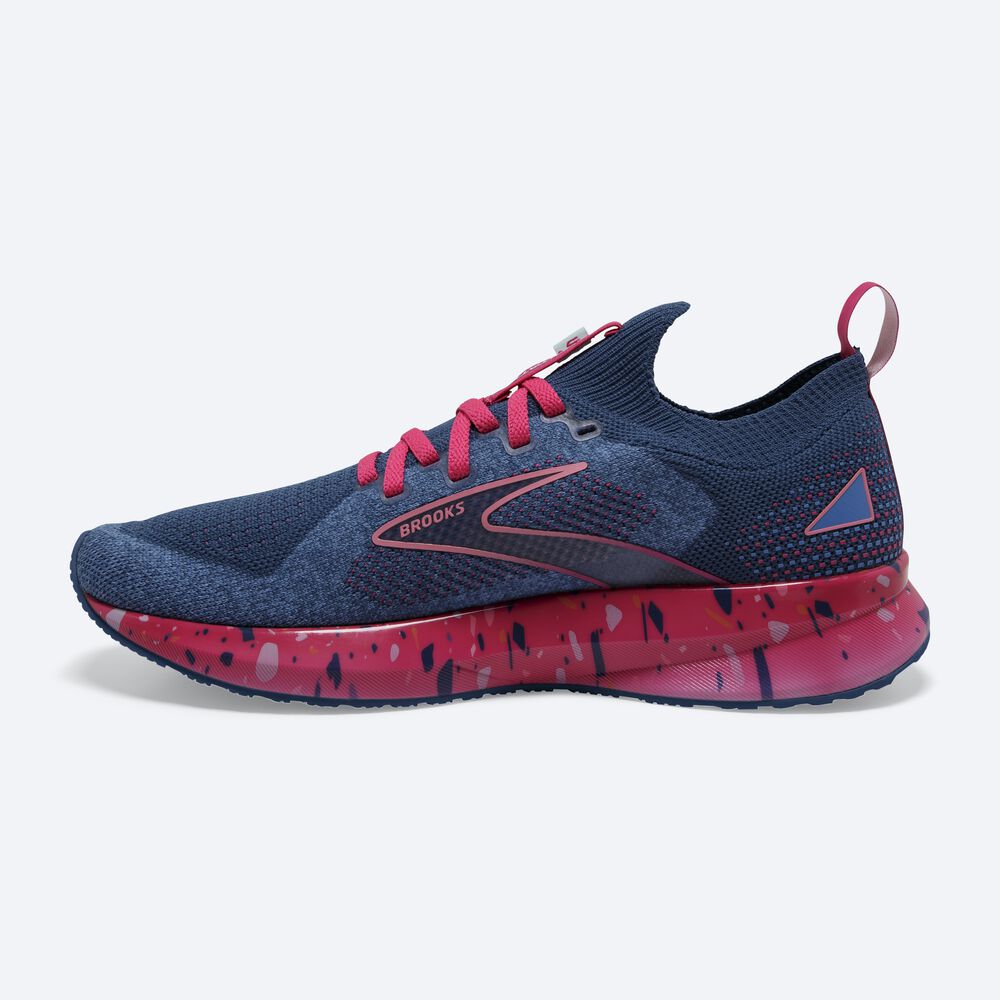 Brooks Levitate StealthFit 5 Löparskor Dam Blå/Lila | UZM-863021