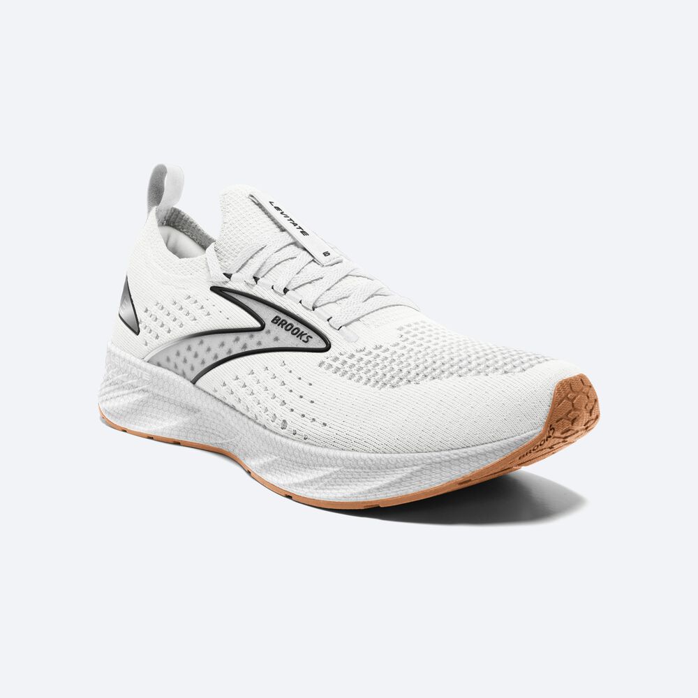 Brooks Levitate StealthFit 6 Löparskor Dam Vita | IYP-685043