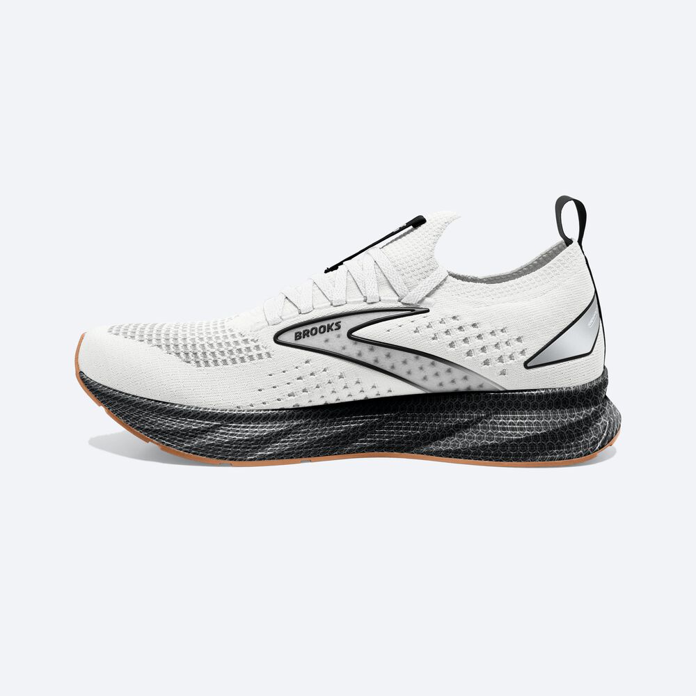 Brooks Levitate StealthFit 6 Löparskor Herr Vita/Svarta | ZDH-201367