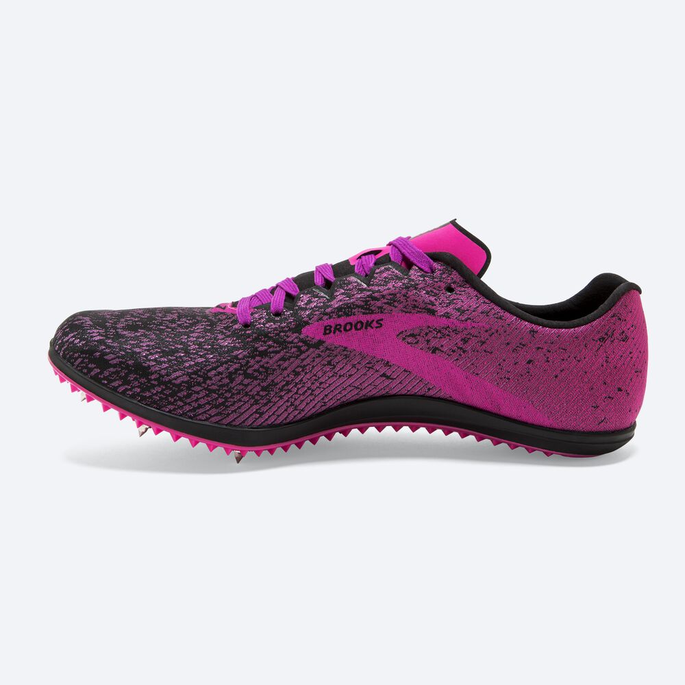 Brooks Mach 19 Spikskor Dam Svarta/Rosa | IPW-972084