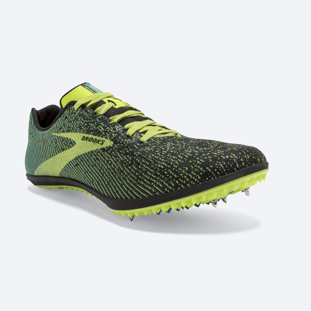 Brooks Mach 19 Spikskor Herr Svarta/Blå | HFZ-384205