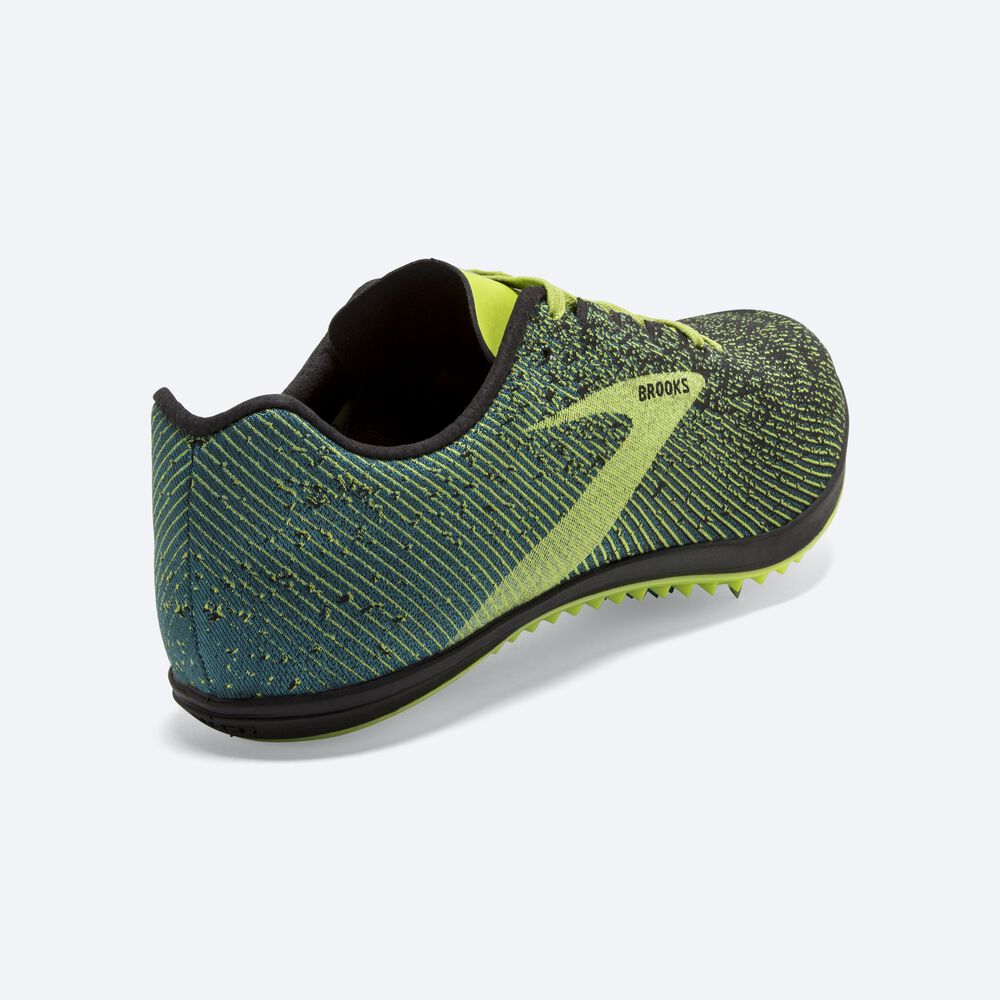 Brooks Mach 19 Spikskor Herr Svarta/Blå | HFZ-384205