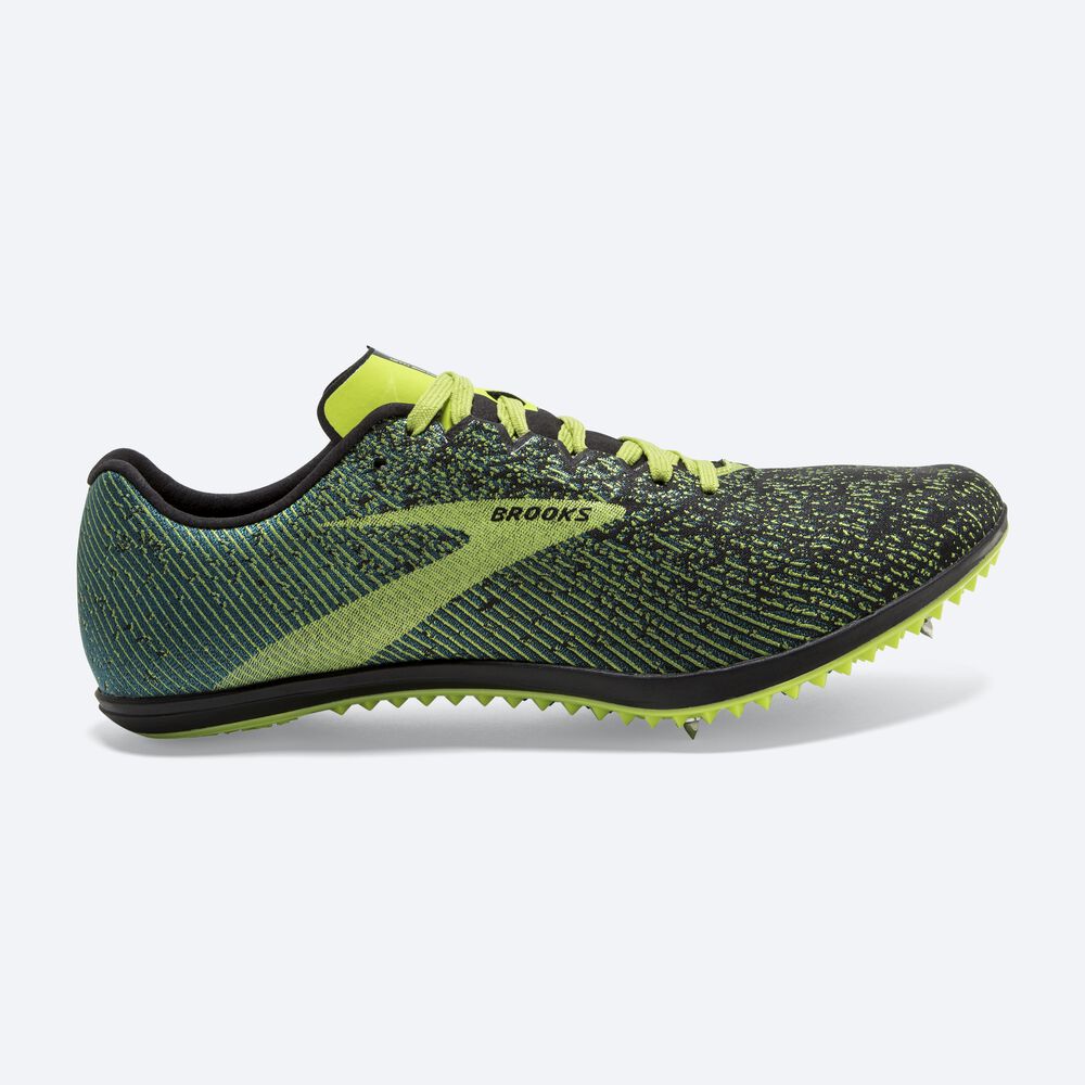 Brooks Mach 19 Spikskor Herr Svarta/Blå | HFZ-384205