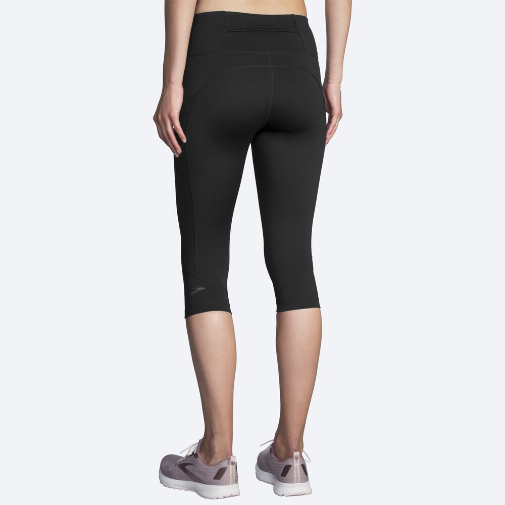 Brooks Method 1/2 Crop Tight Strumpbyxor Dam Svarta | ELJ-274915