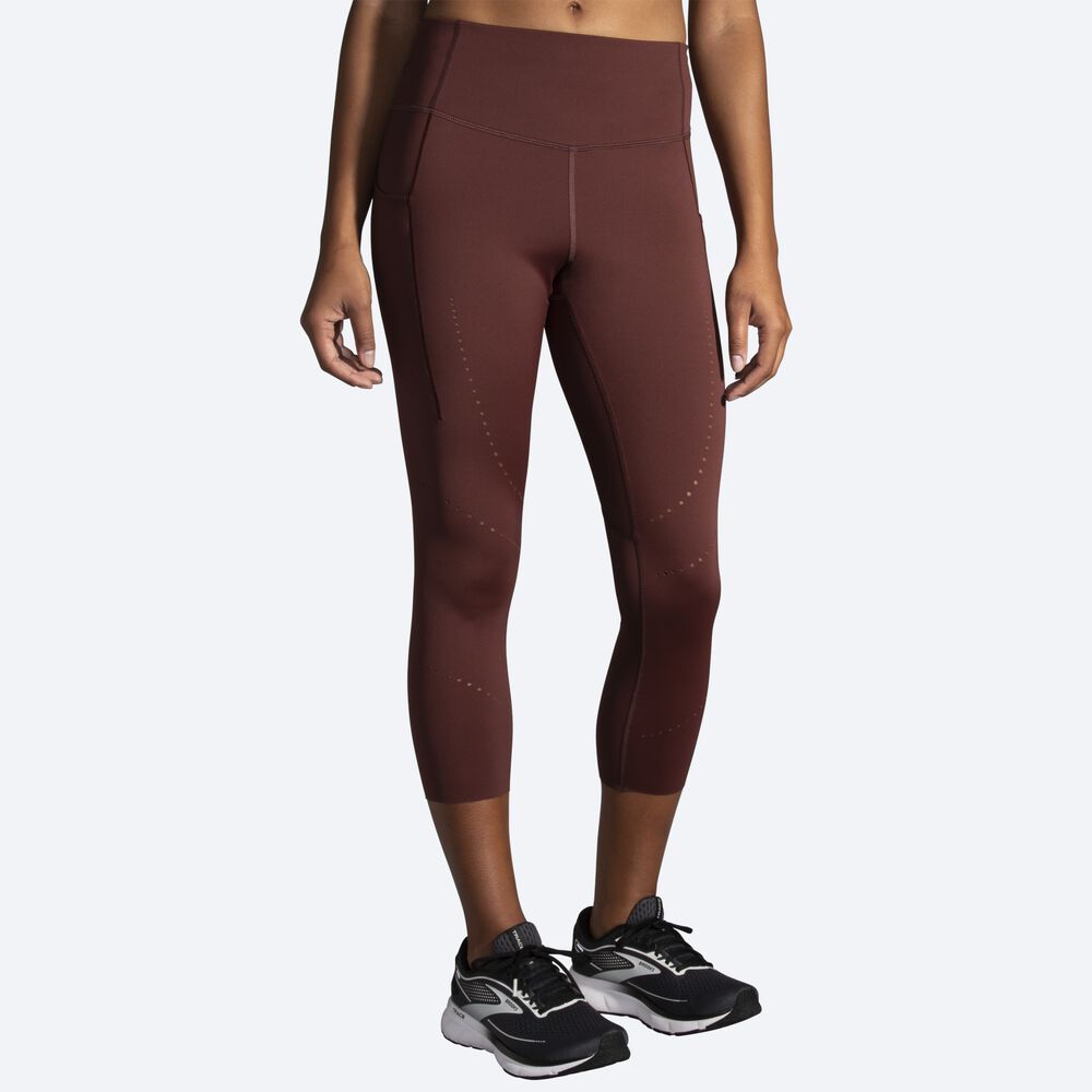 Brooks Method 3/4 Tight Strumpbyxor Dam Choklad | BFT-027538