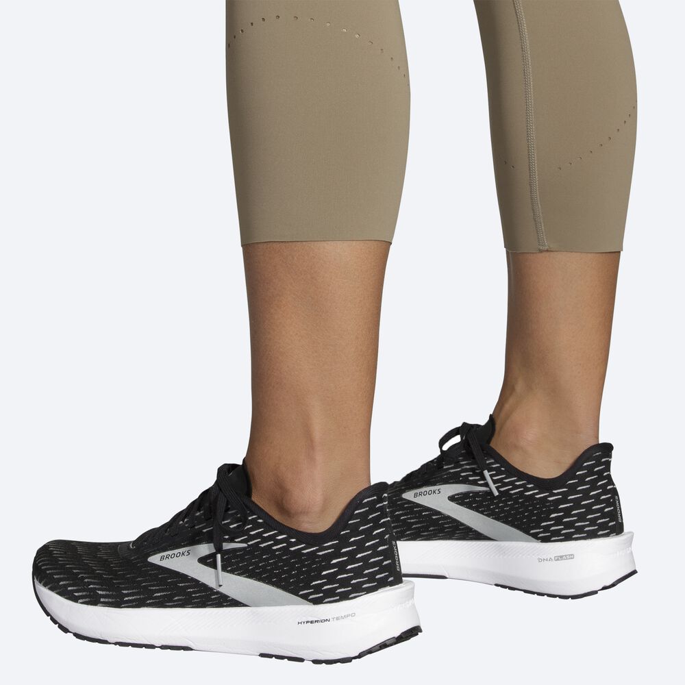 Brooks Method 3/4 Tight Strumpbyxor Dam Khaki | CIO-805149