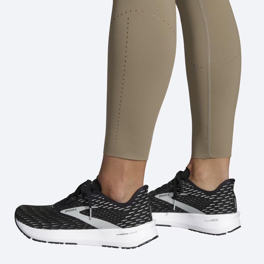 Brooks Method 7/8 Tight Strumpbyxor Dam Khaki | QNE-489607