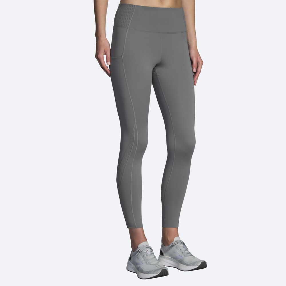 Brooks Method 7/8 Tight Strumpbyxor Dam Grå | WFC-361850