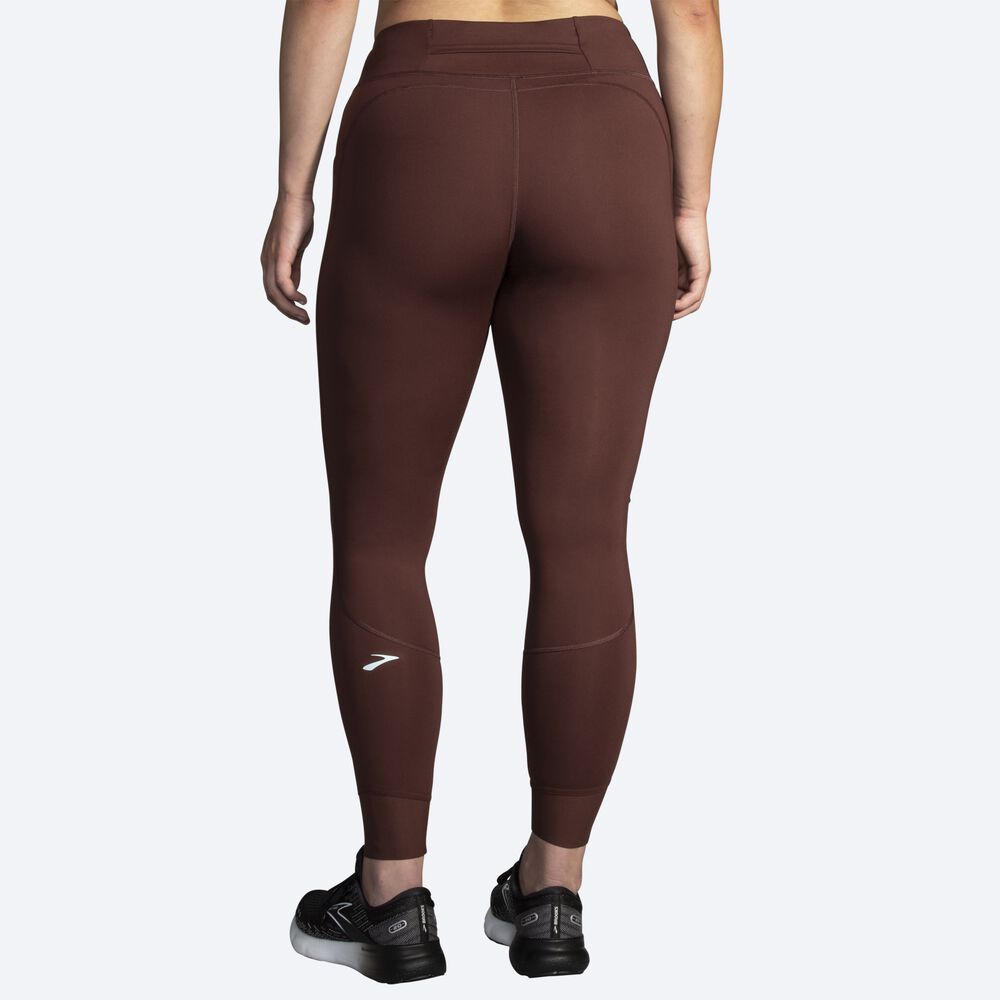 Brooks Momentum Thermal Tight Strumpbyxor Dam Choklad | FGY-361257