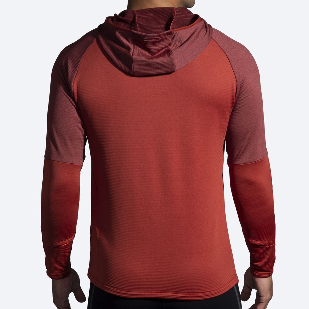 Brooks Notch Thermal 2.0 Hoodie Herr Koppar/MörkKoppar | SUE-274598