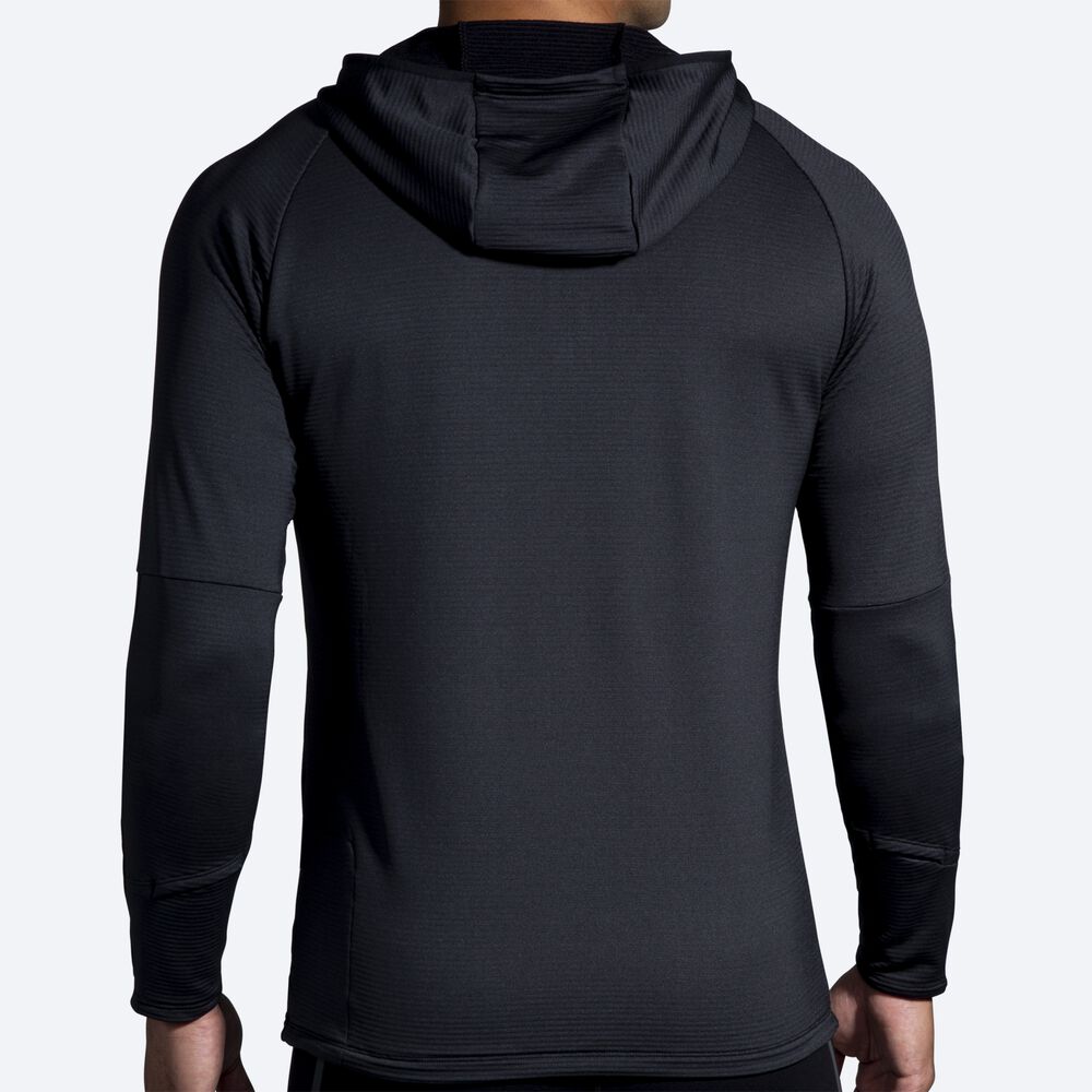 Brooks Notch Thermal 2.0 Hoodie Herr Svarta | BSM-325496