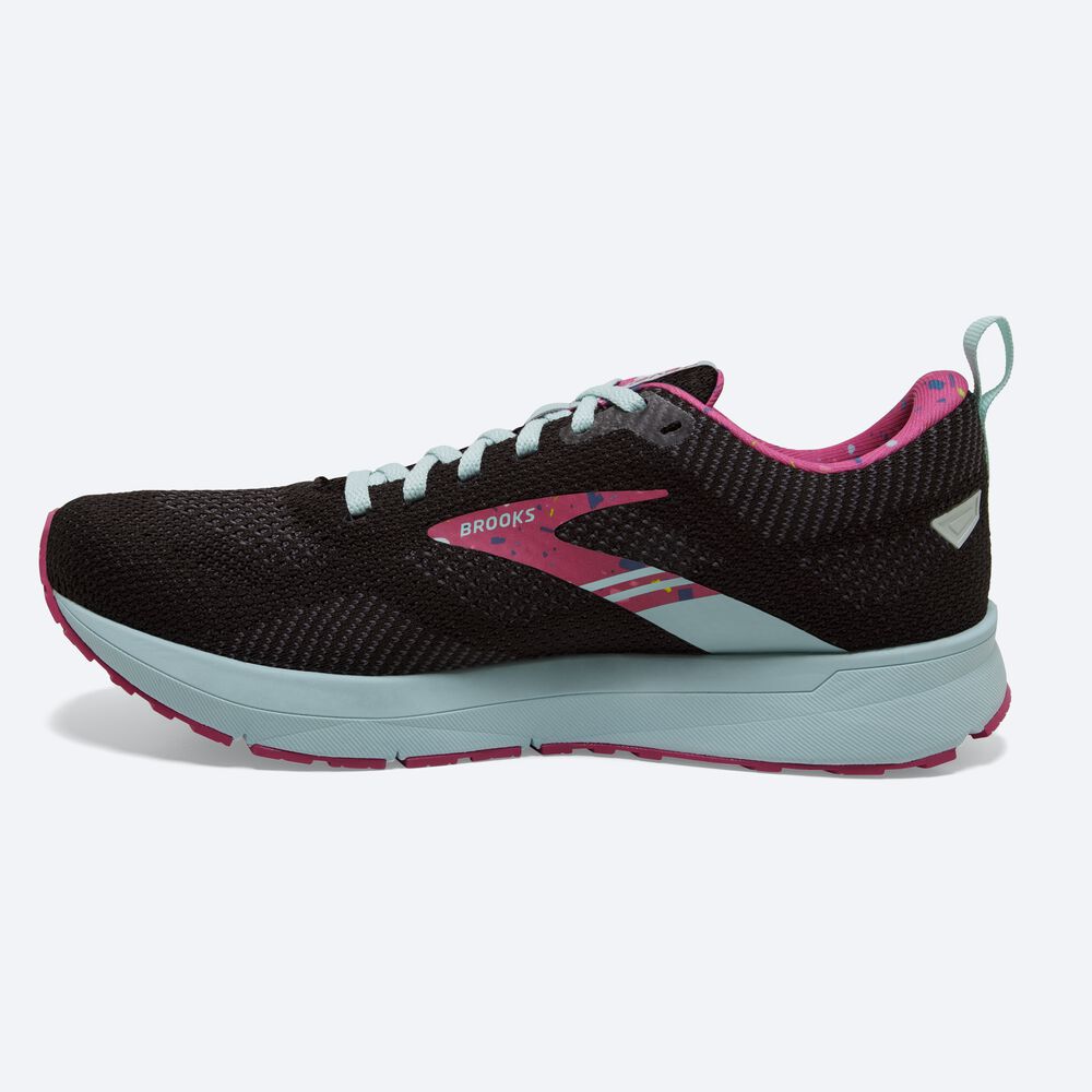 Brooks Revel 5 Löparskor Dam Svarta/Lila | NPB-960738