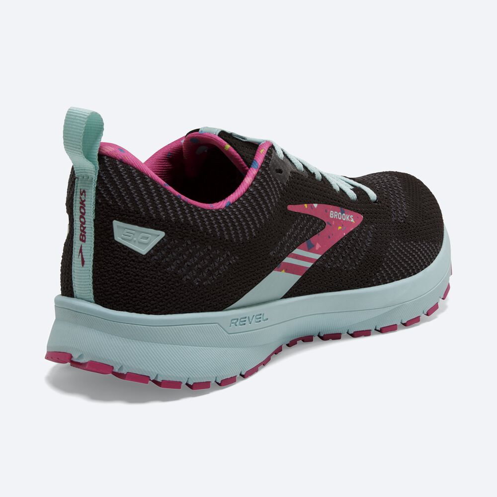 Brooks Revel 5 Löparskor Dam Svarta/Lila | NPB-960738