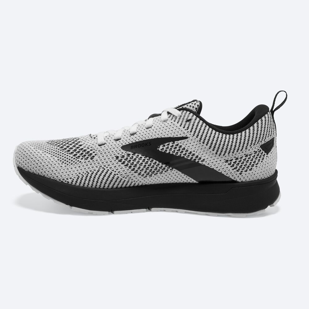 Brooks Revel 5 Löparskor Dam Vita/Svarta | BCO-469183