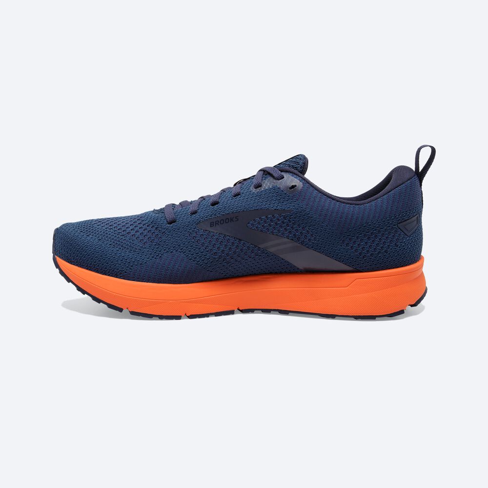 Brooks Revel 5 Löparskor Herr Bruna/Marinblå | WBU-931520