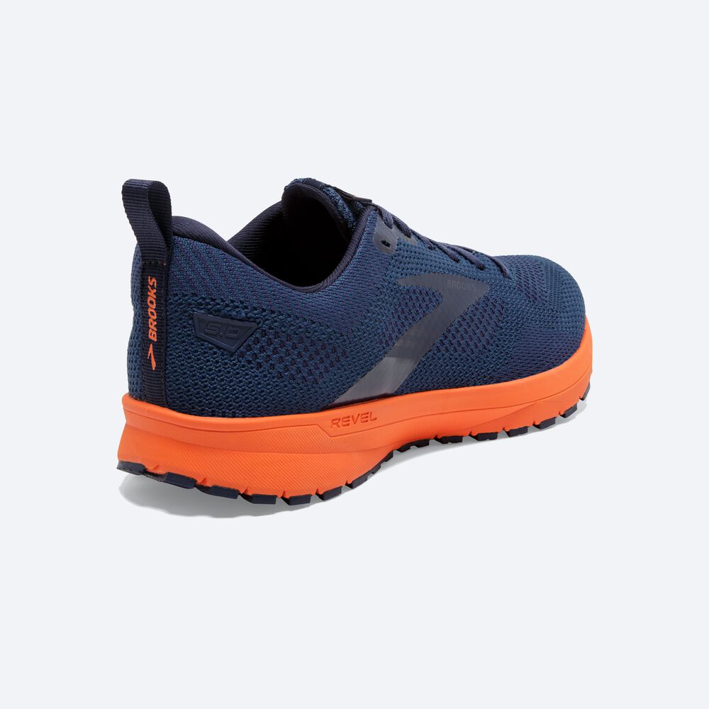 Brooks Revel 5 Löparskor Herr Bruna/Marinblå | WBU-931520