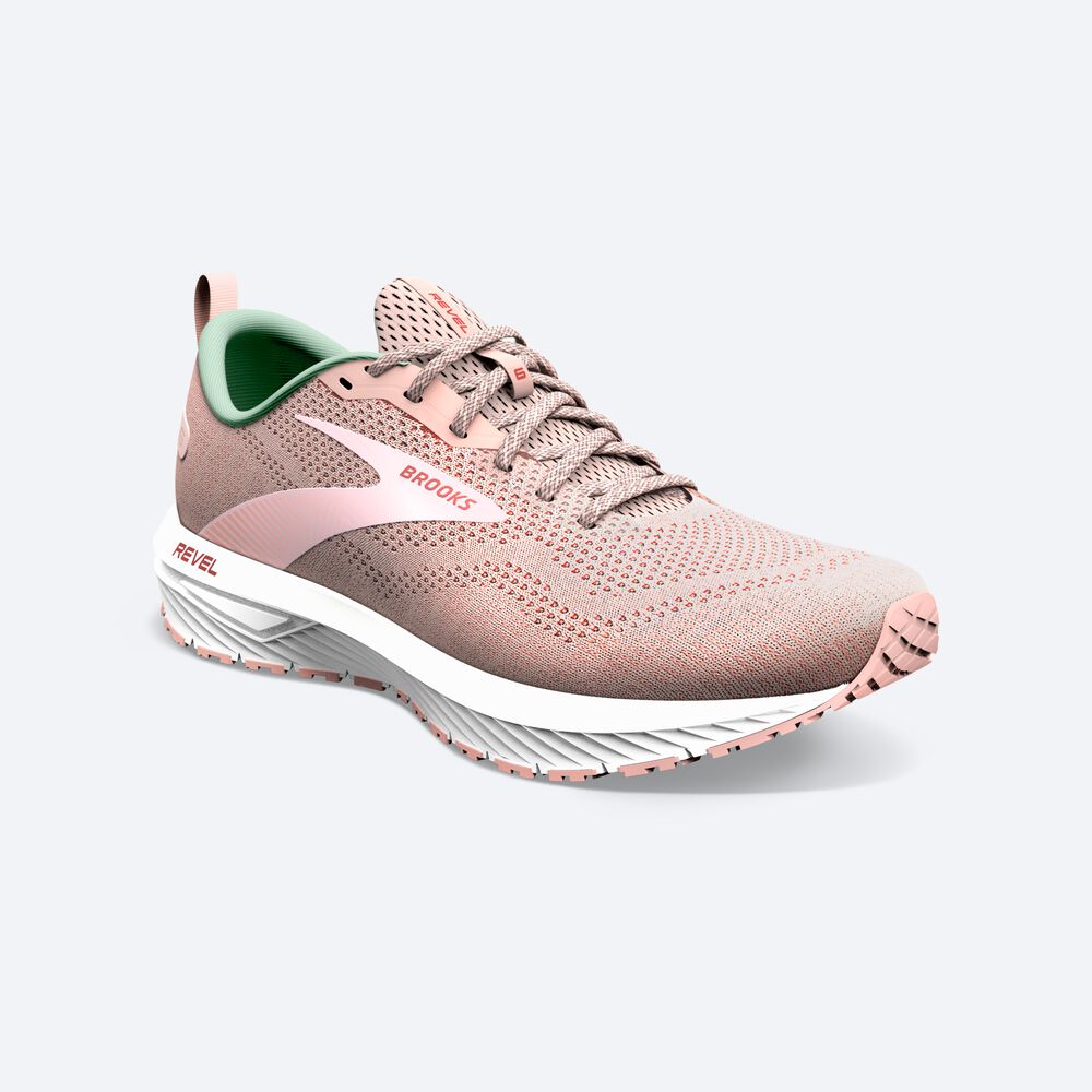 Brooks Revel 6 Löparskor Dam Rosa | FUC-576123