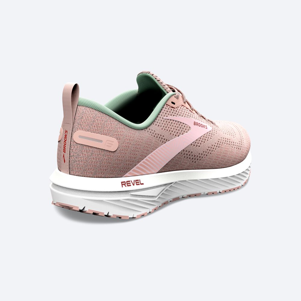 Brooks Revel 6 Löparskor Dam Rosa | FUC-576123