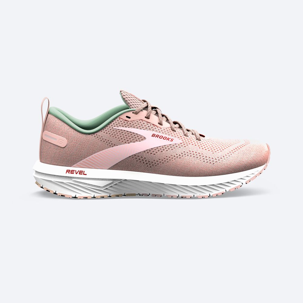 Brooks Revel 6 Löparskor Dam Rosa | FUC-576123