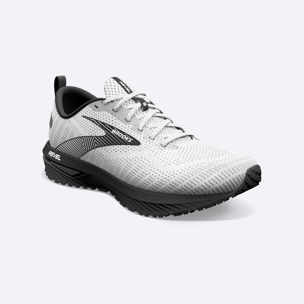 Brooks Revel 6 Löparskor Dam Vita/Svarta | HDO-048317