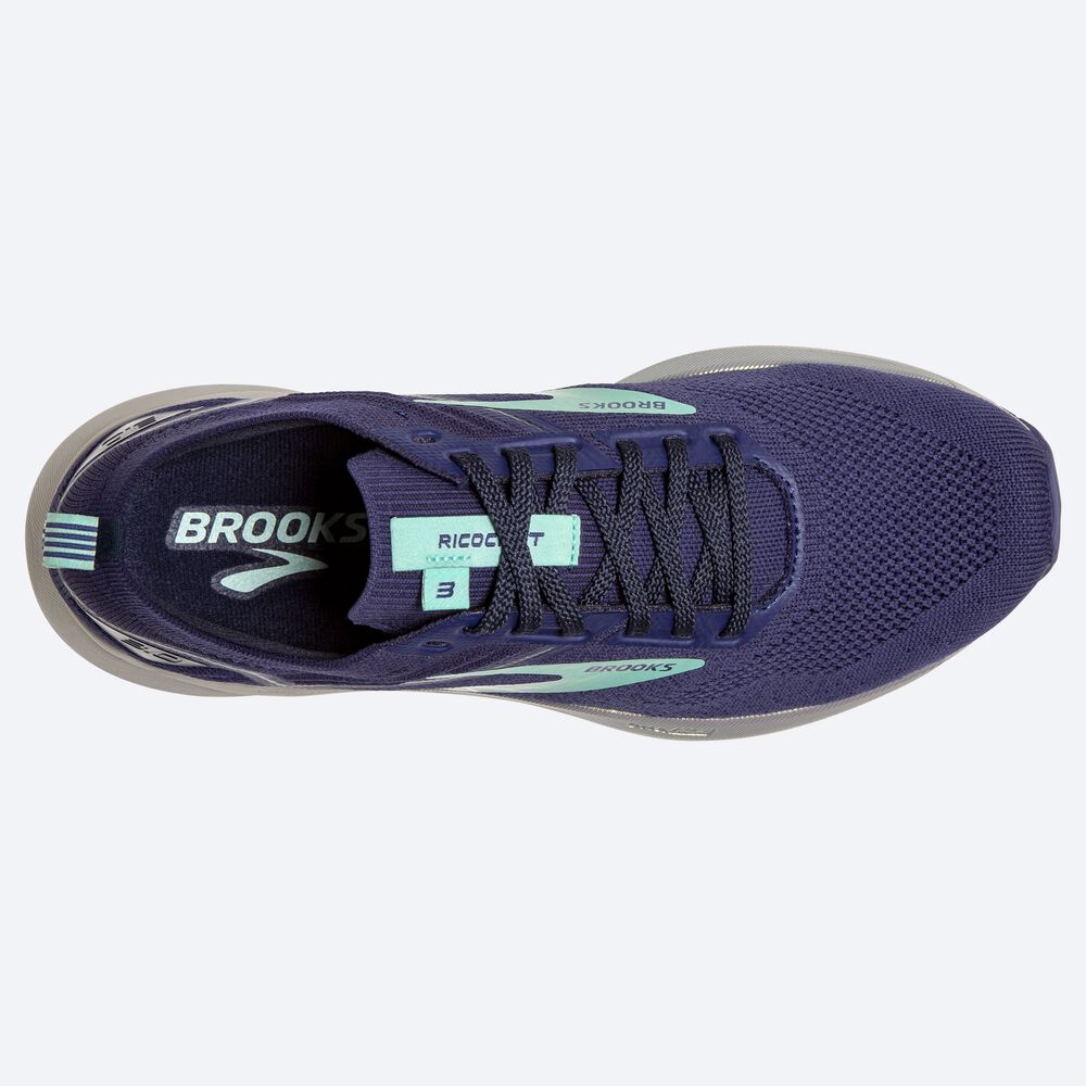 Brooks Ricochet 3 Löparskor Dam Marinblå/Blå | CZR-840396