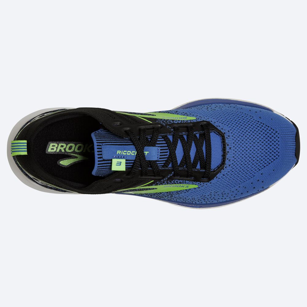 Brooks Ricochet 3 Löparskor Herr Blå/Gröna | XOT-893520