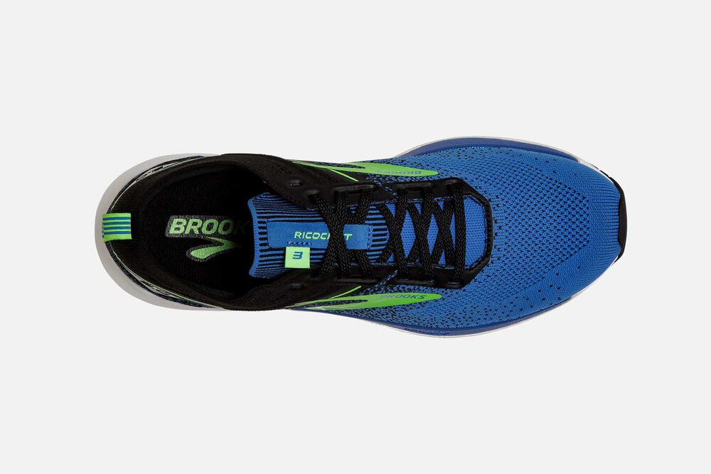 Brooks Ricochet 3 Löparskor Herr Blå/Gröna | XOT-893520