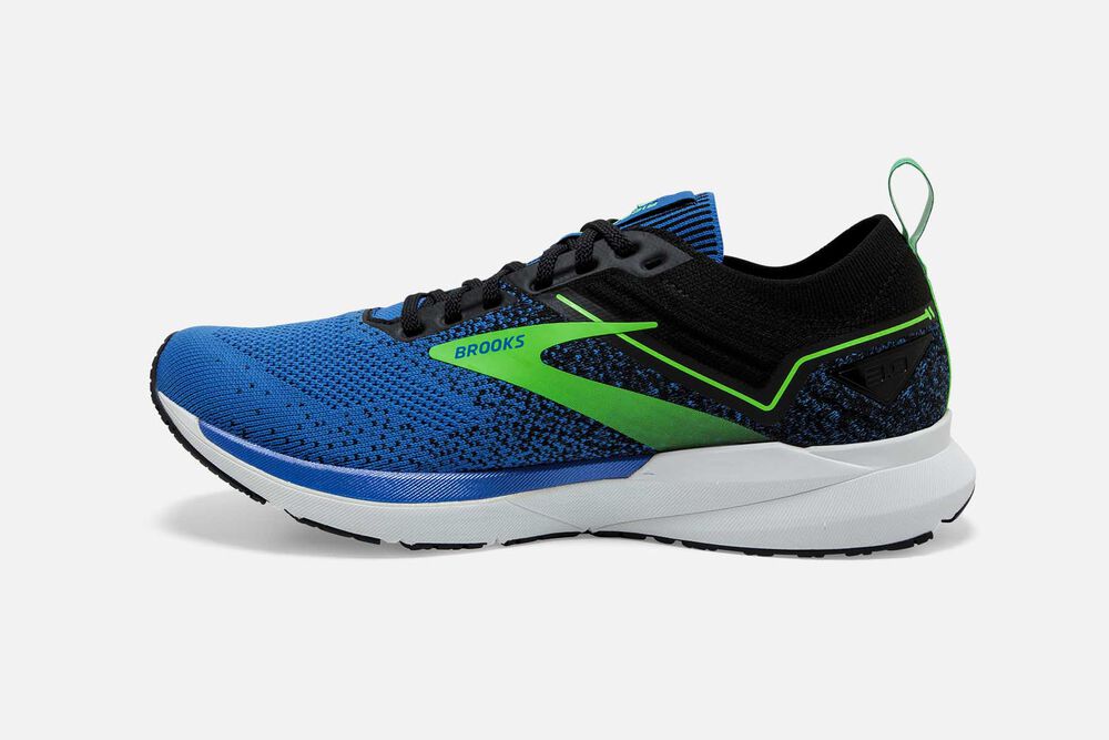 Brooks Ricochet 3 Löparskor Herr Blå/Gröna | XOT-893520