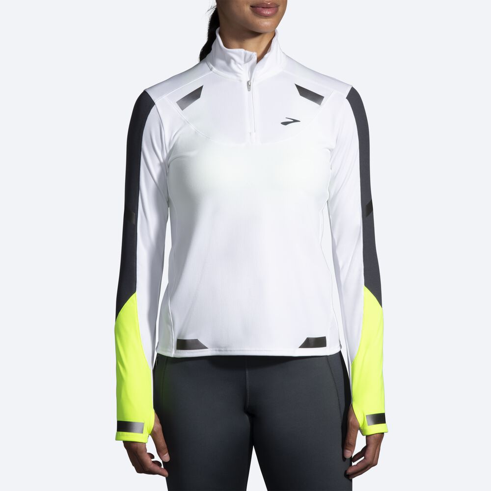 Brooks Run Visible 1/2 Zip Jacka Dam Vita | ZFN-371805