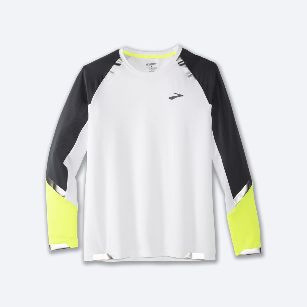 Brooks Run Visible Long Sleeve T-shirt Herr Vita | LTH-452618