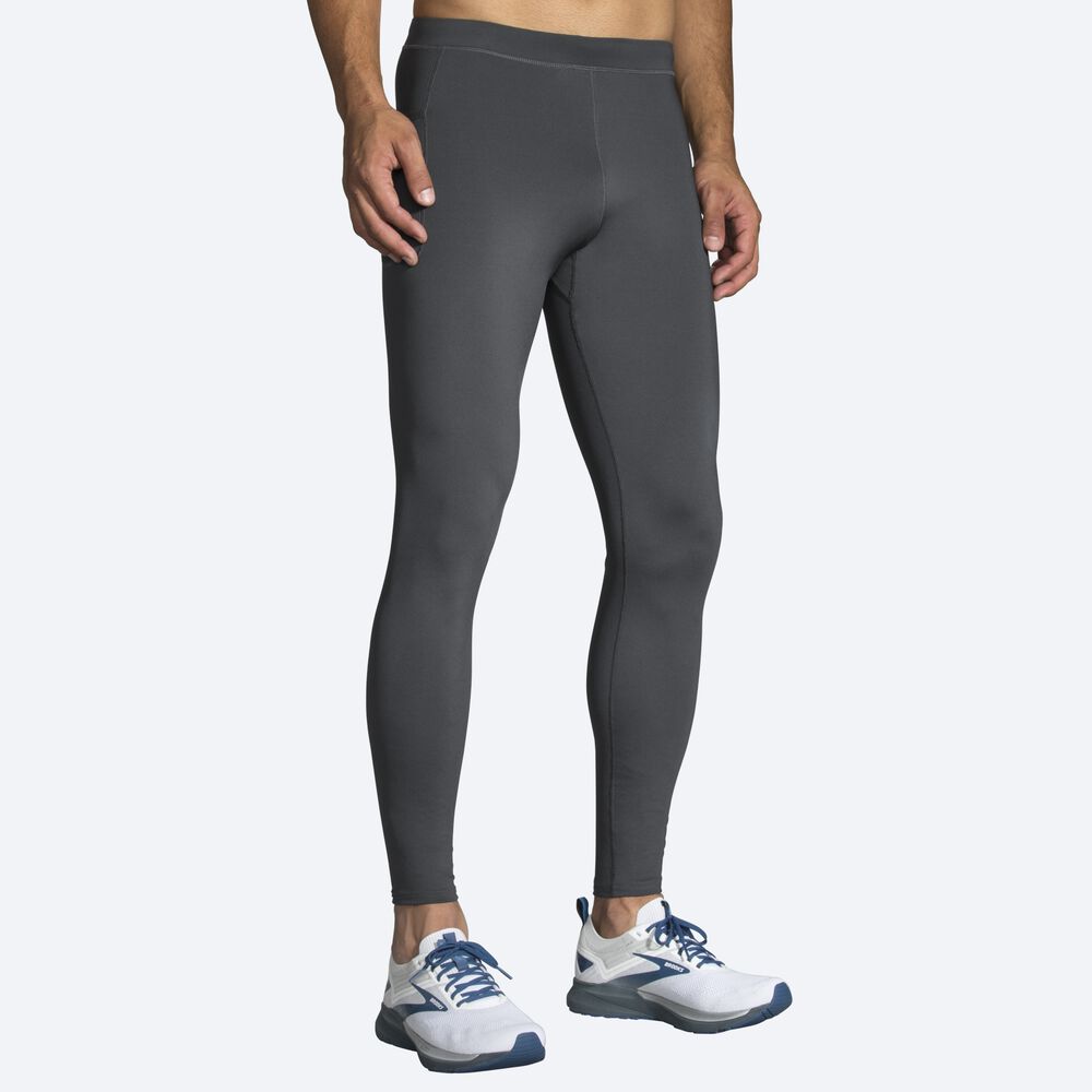 Brooks Source Tight Strumpbyxor Herr Grå | ORM-067132