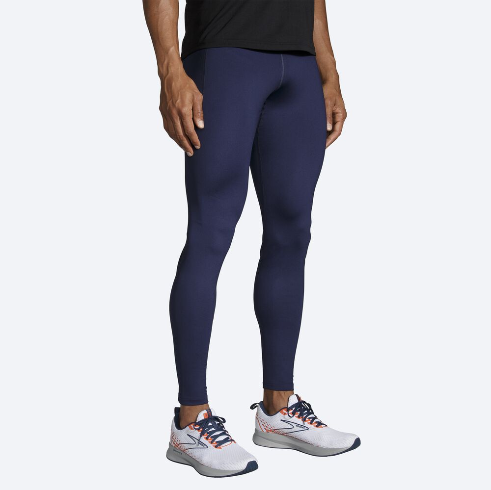 Brooks Source Tight Strumpbyxor Herr Marinblå | KUG-078943