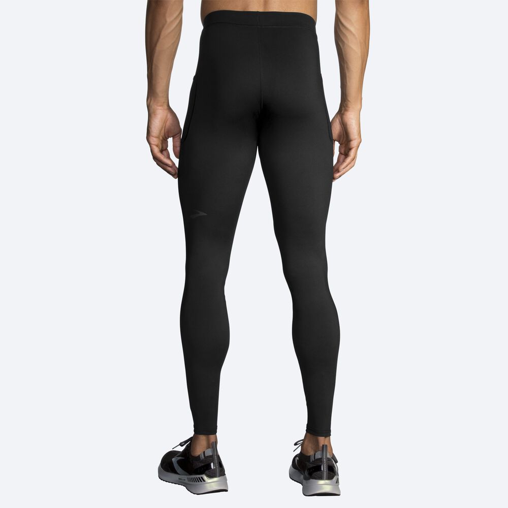 Brooks Source Tight Strumpbyxor Herr Svarta | YNI-845103