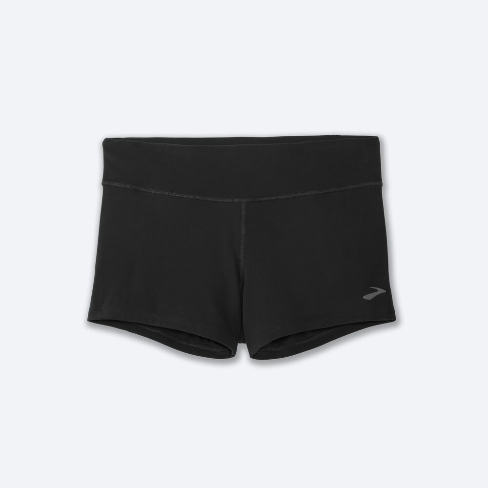 Brooks Speedwork Short Tight Strumpbyxor Dam Svarta | DZC-871042