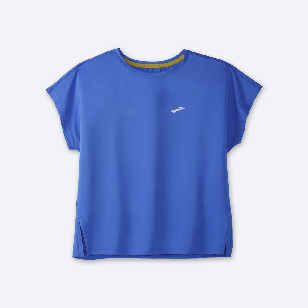 Brooks Sprint Free Short Sleeve T-shirt Dam Blå | UCQ-350724