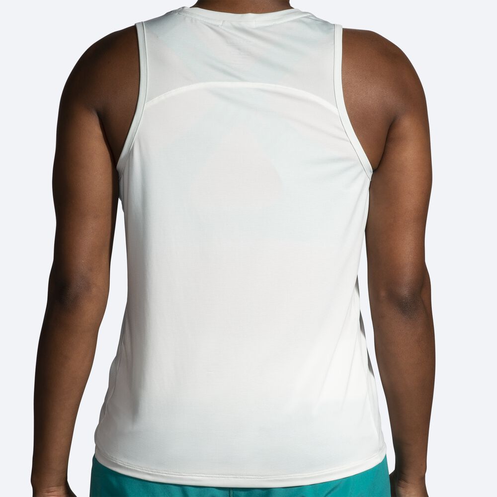 Brooks Sprint Free Tank 2.0 Linnen Dam Mintgröna | EMQ-340768