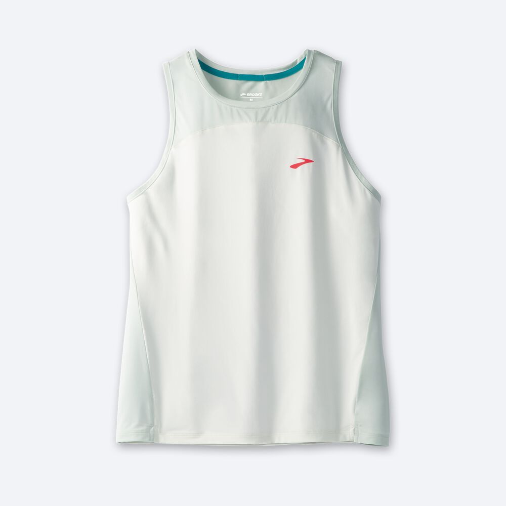 Brooks Sprint Free Tank 2.0 Linnen Dam Mintgröna | EMQ-340768