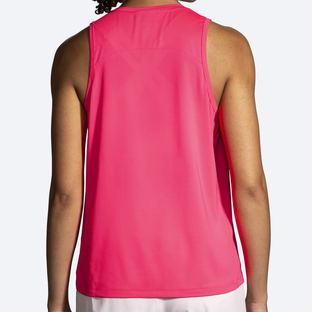 Brooks Sprint Free Tank 2.0 Linnen Dam Rosa | OGV-135768