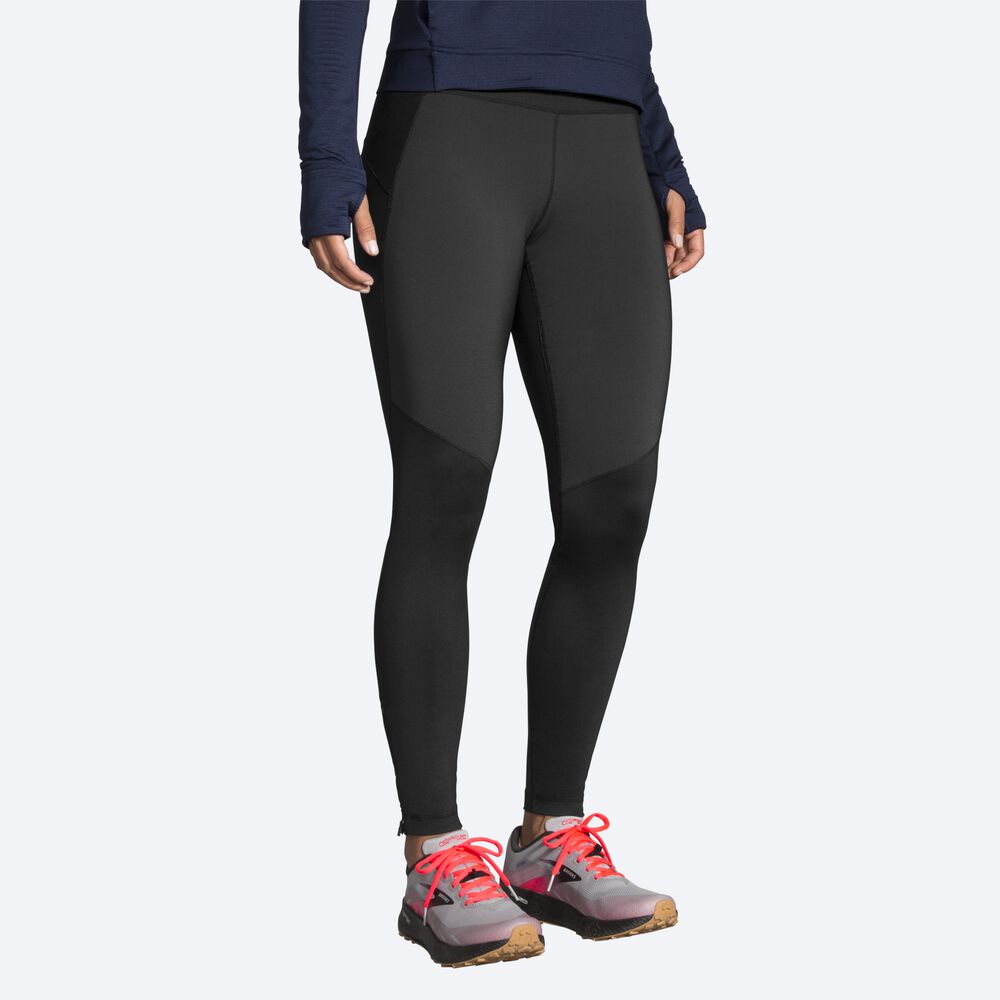 Brooks Switch Hybrid Tight Strumpbyxor Dam Svarta | NXS-501682