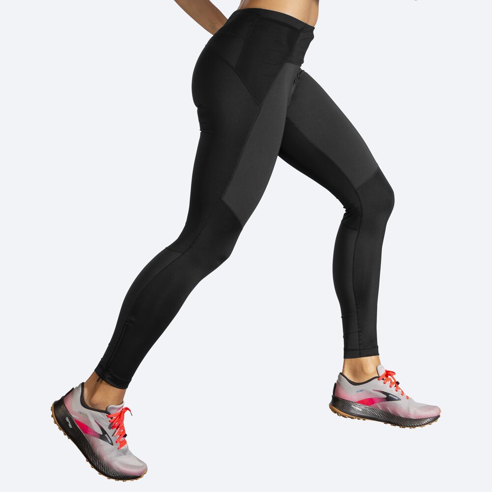 Brooks Switch Hybrid Tight Strumpbyxor Dam Svarta | NXS-501682