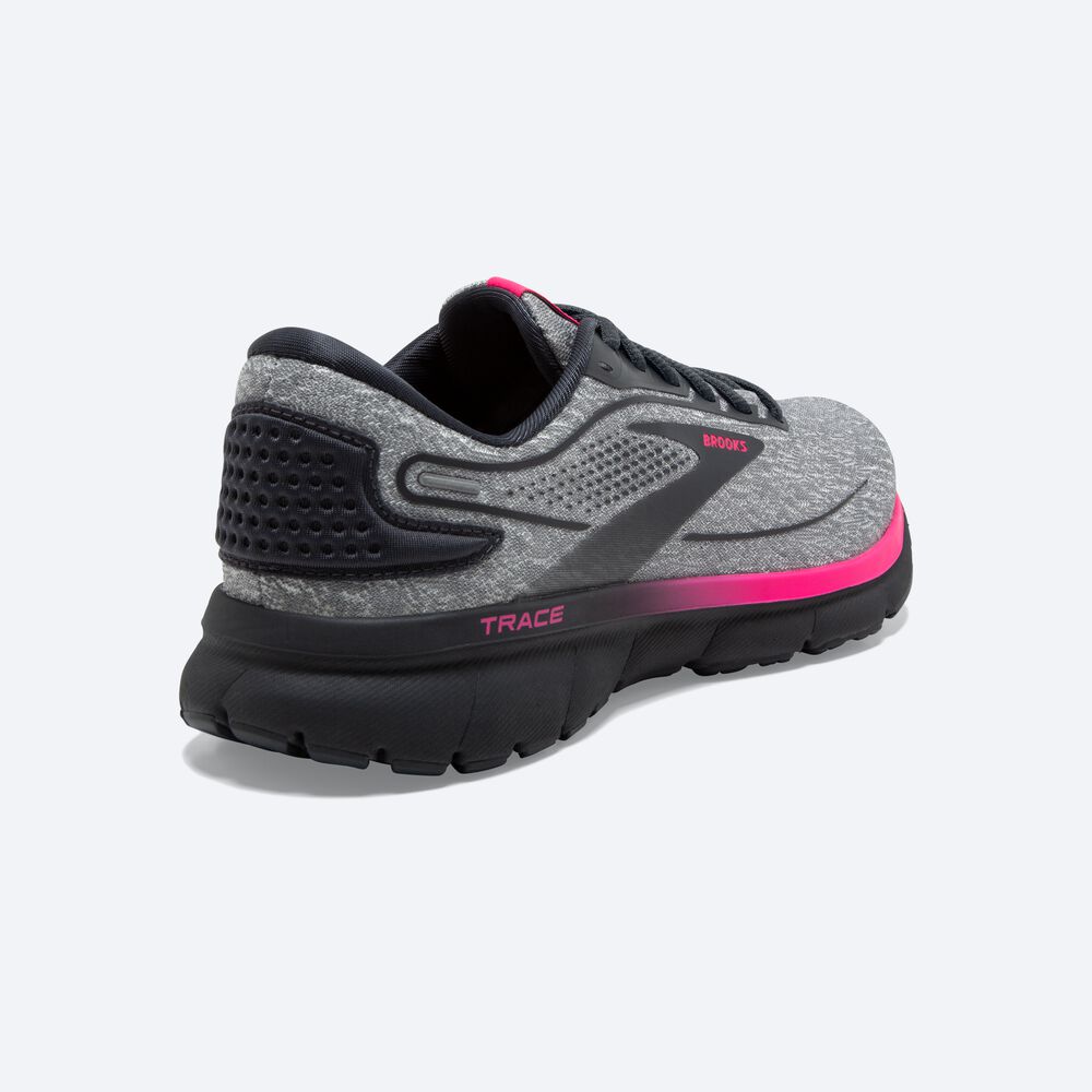 Brooks Trace 2 Löparskor Dam Grå/Rosa | EQT-564832