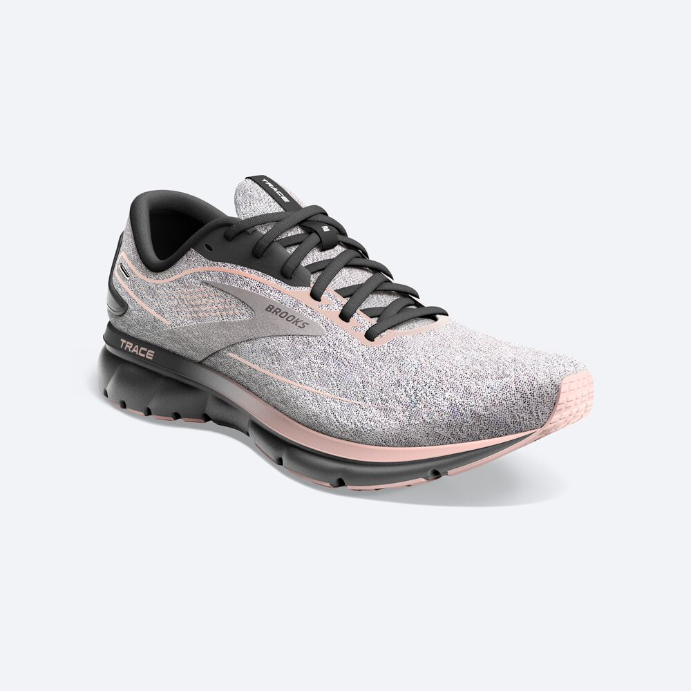 Brooks Trace 2 Löparskor Dam Grå/Svarta | TNS-728914