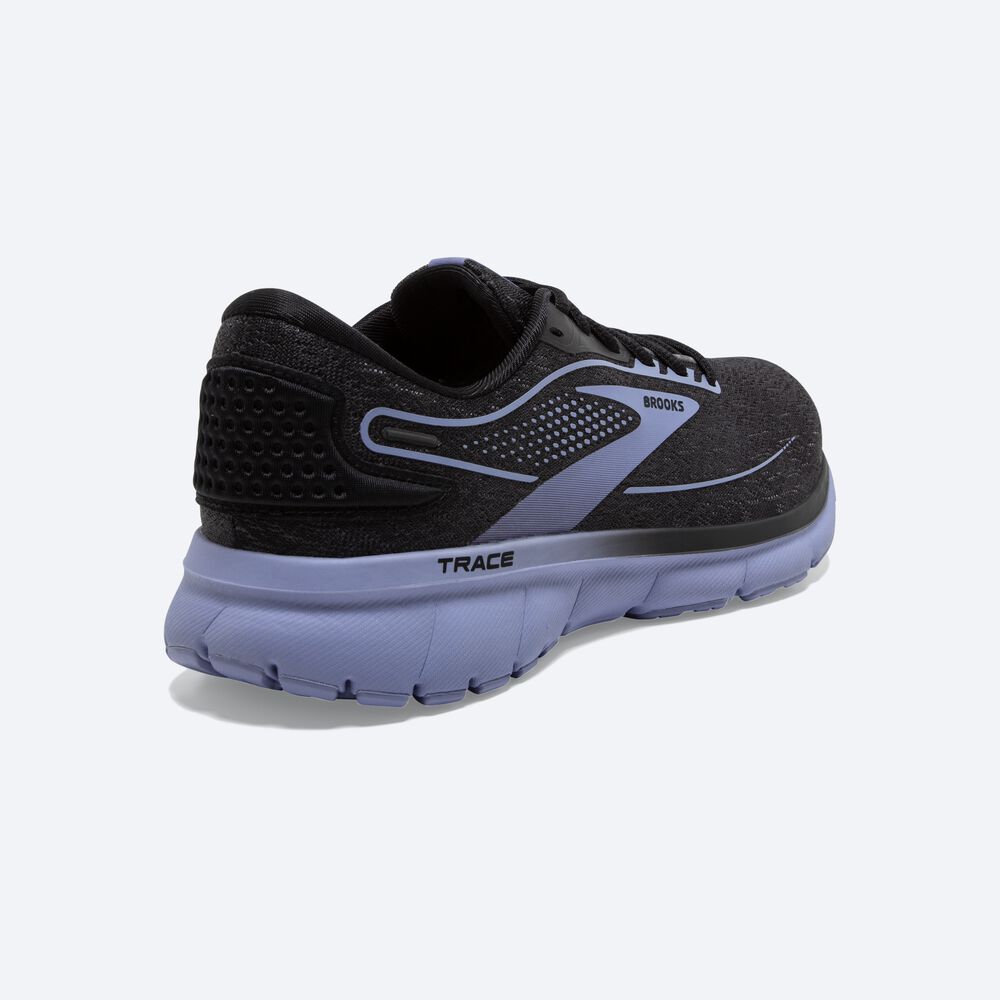 Brooks Trace 2 Löparskor Dam Svarta/Lila | KLT-951843