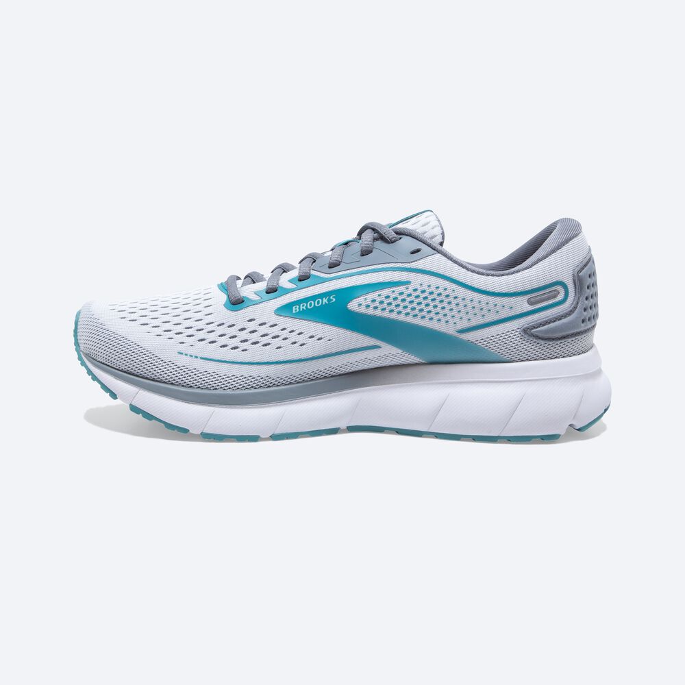 Brooks Trace 2 Löparskor Dam Vita/Grå | FIQ-071549