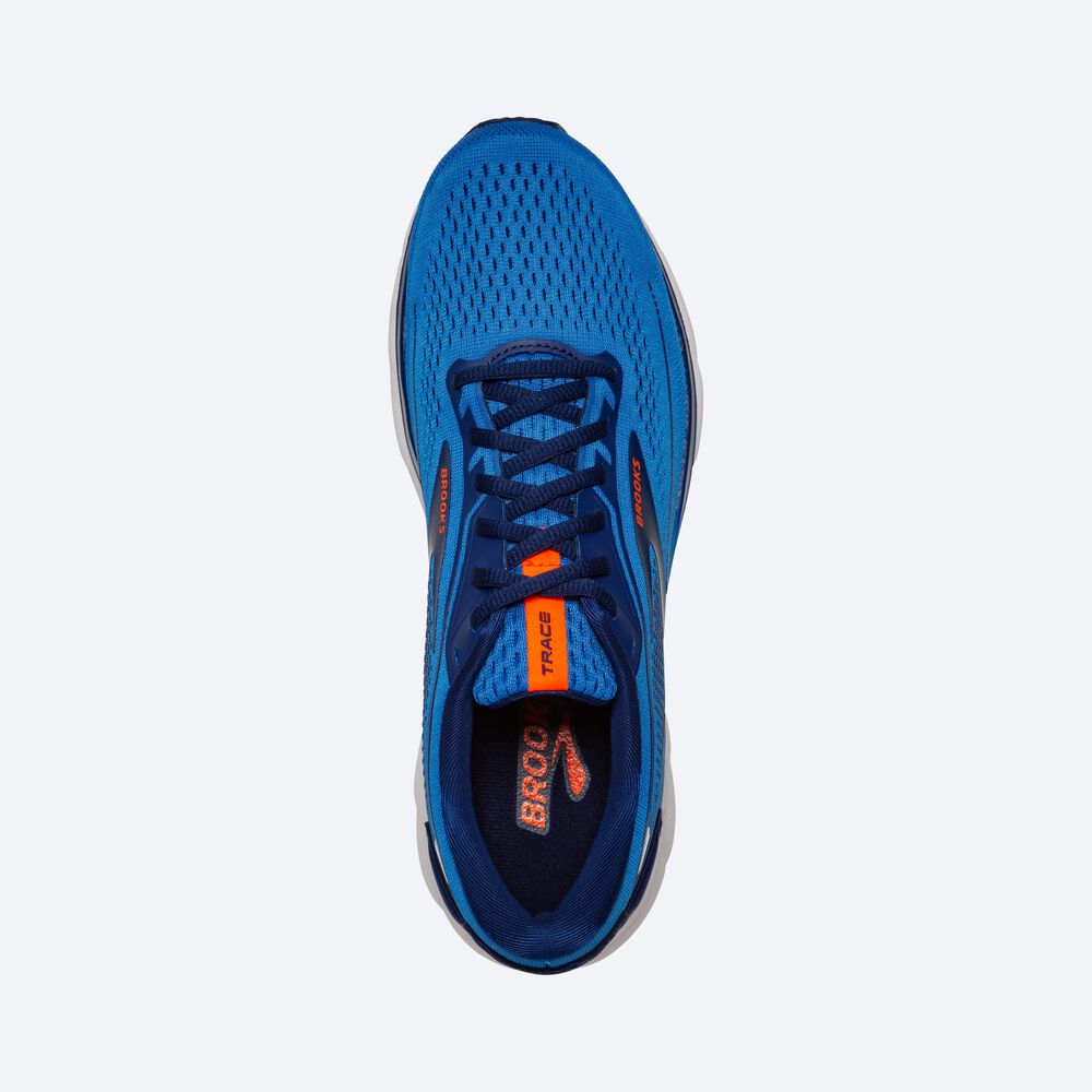 Brooks Trace 2 Löparskor Herr Blå/Blå/Orange | DGB-810236