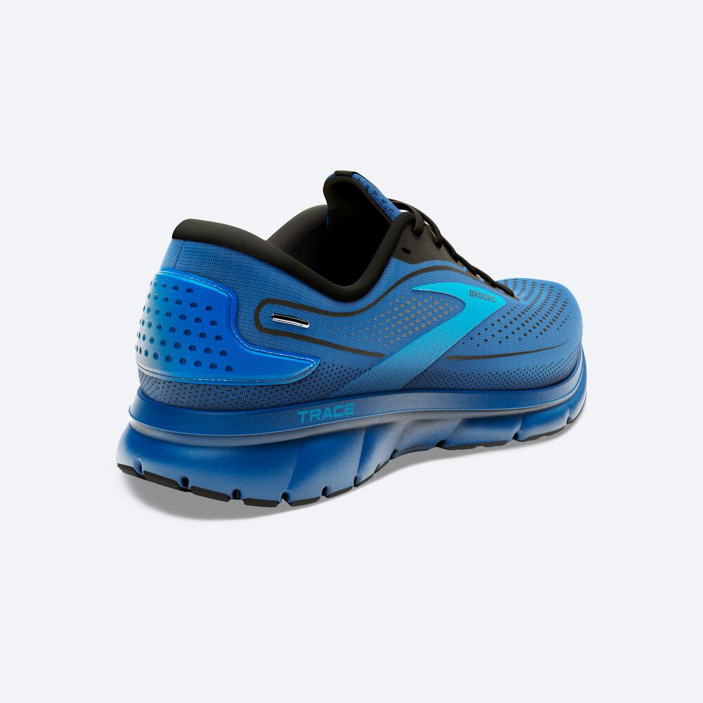 Brooks Trace 2 Löparskor Herr Blå/Blå/Svarta | JFD-129073