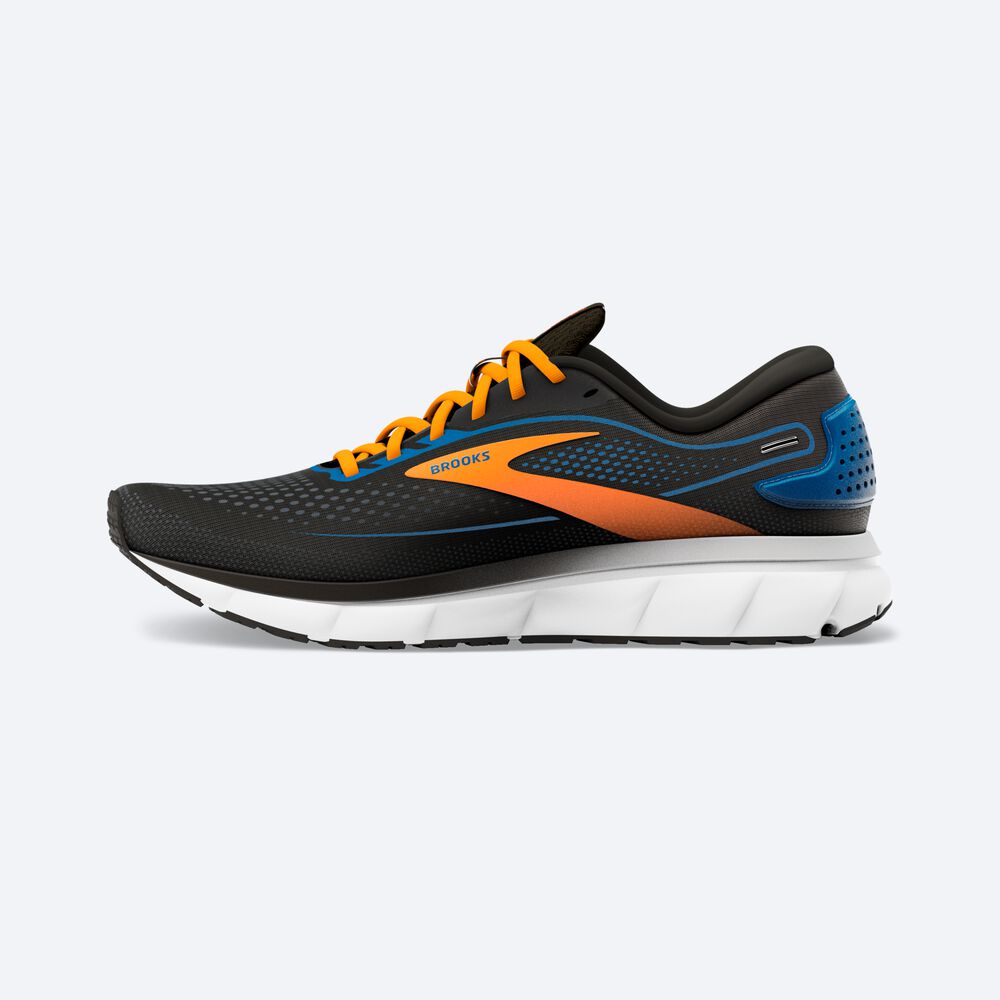 Brooks Trace 2 Löparskor Herr Svarta/Blå/Orange | SIO-192054