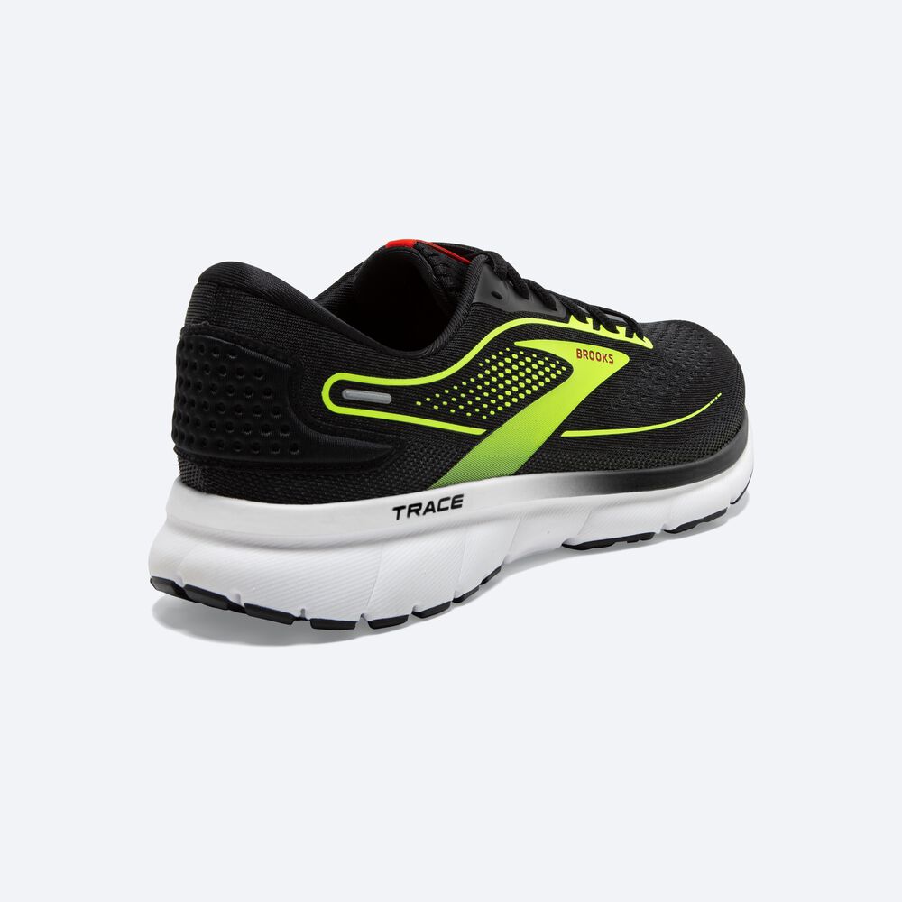 Brooks Trace 2 Löparskor Herr Svarta/Grå | KOR-751328