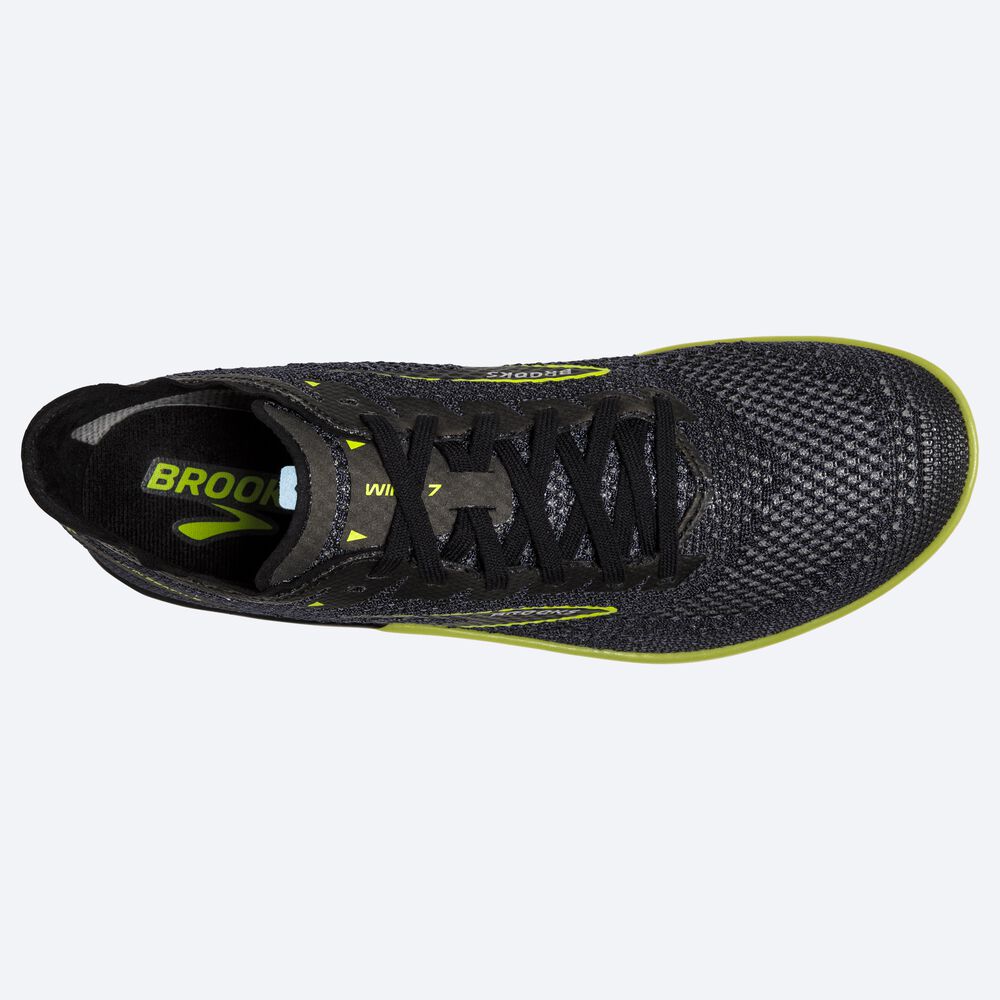 Brooks Wire 7 Spikskor Herr Svarta | XMJ-386152